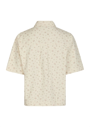 Tiki floral denim skjorte Off White Neo Noir 
